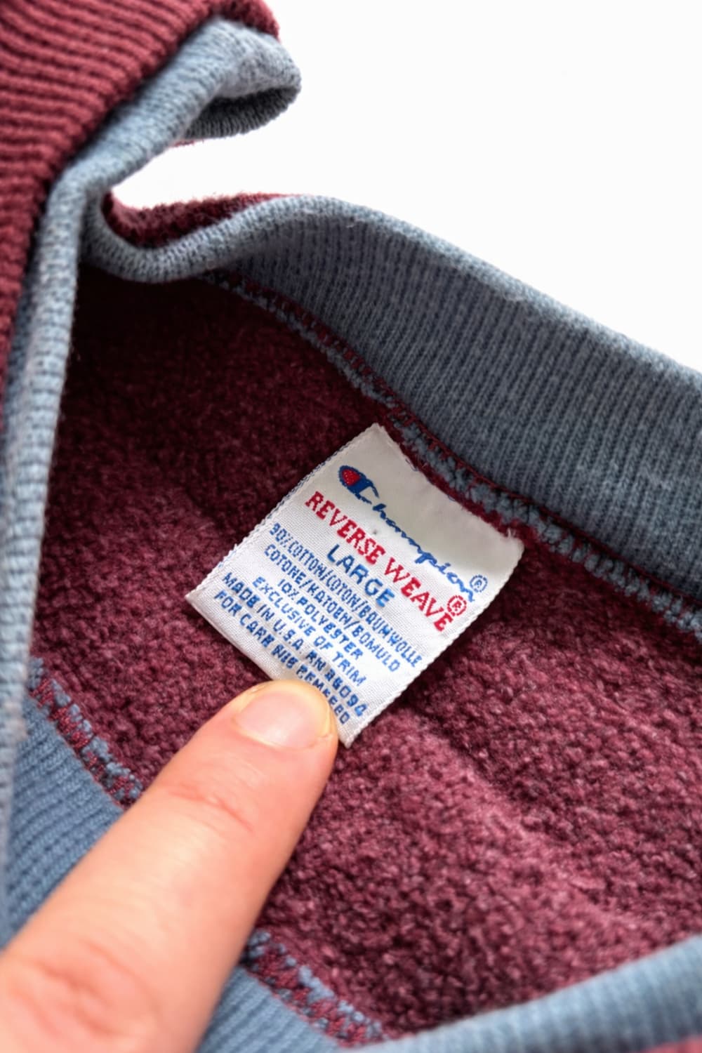 90s 챔피온 리버스 위브 스웻셔츠 L 상품이미지7