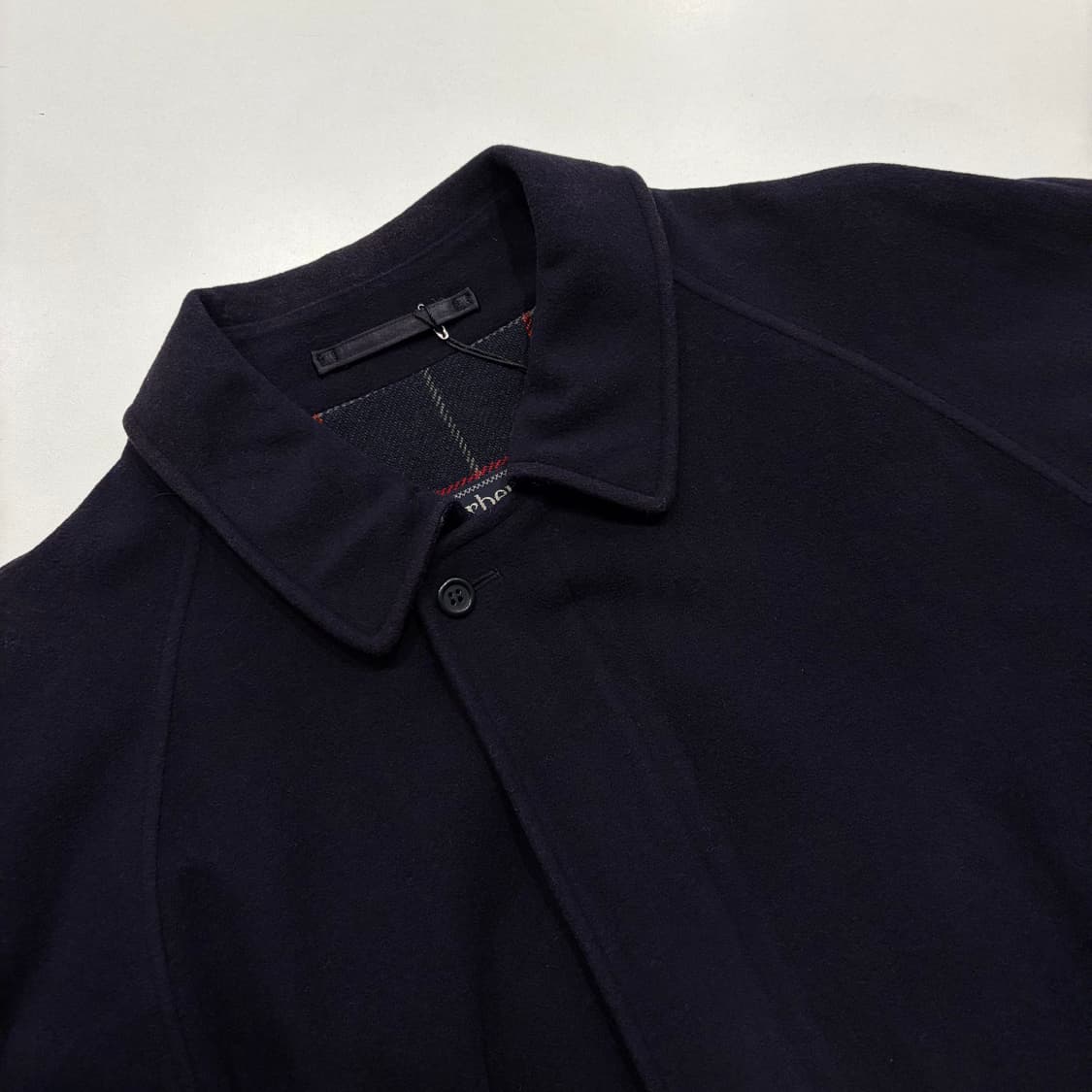 버버리 울 캐시미어 네이비 블루종 자켓 D109 상품이미지3