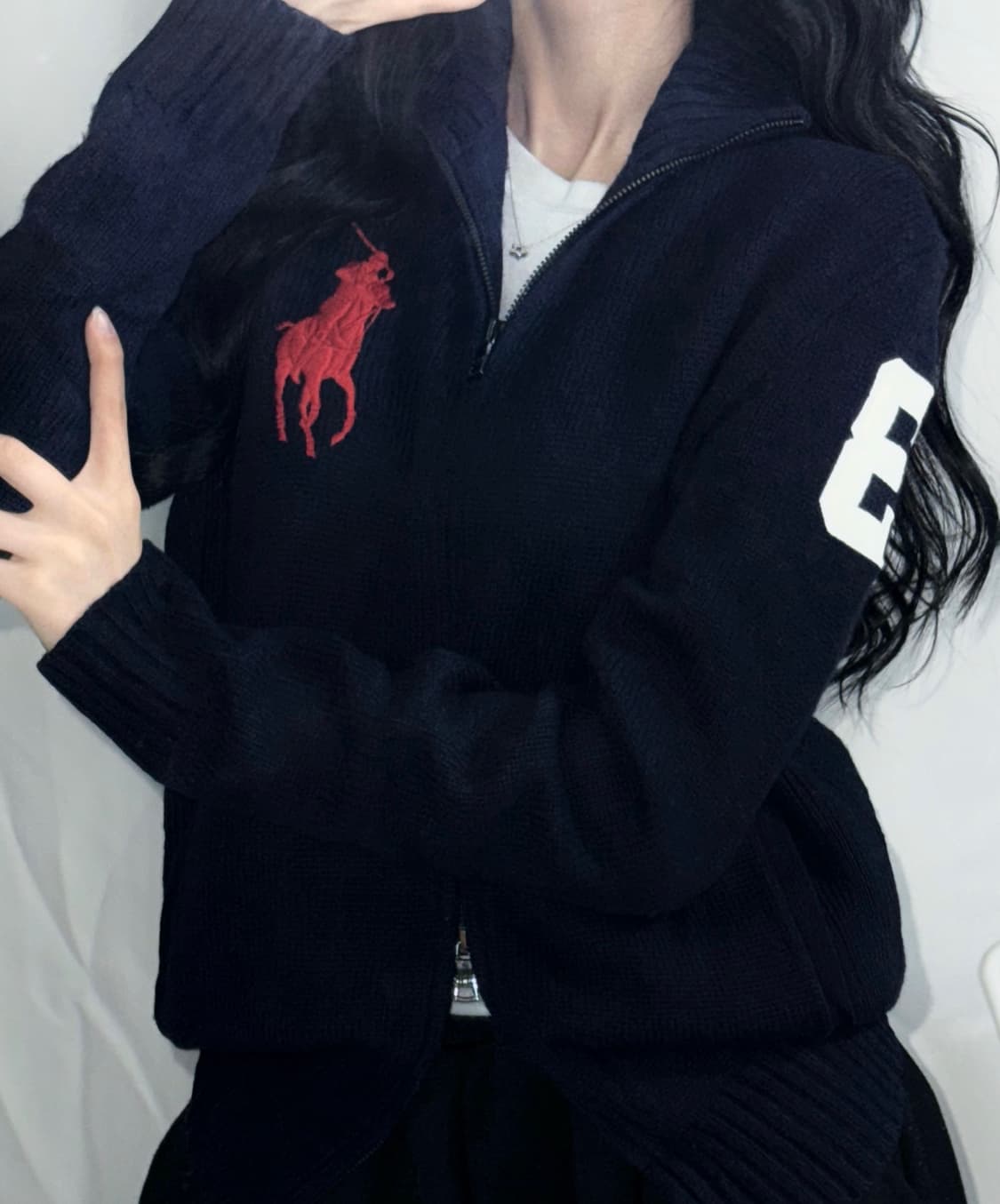 🐰폴로 랄프로렌 빅포니 니트 집업 데일리 저렴❤️ 상품이미지1