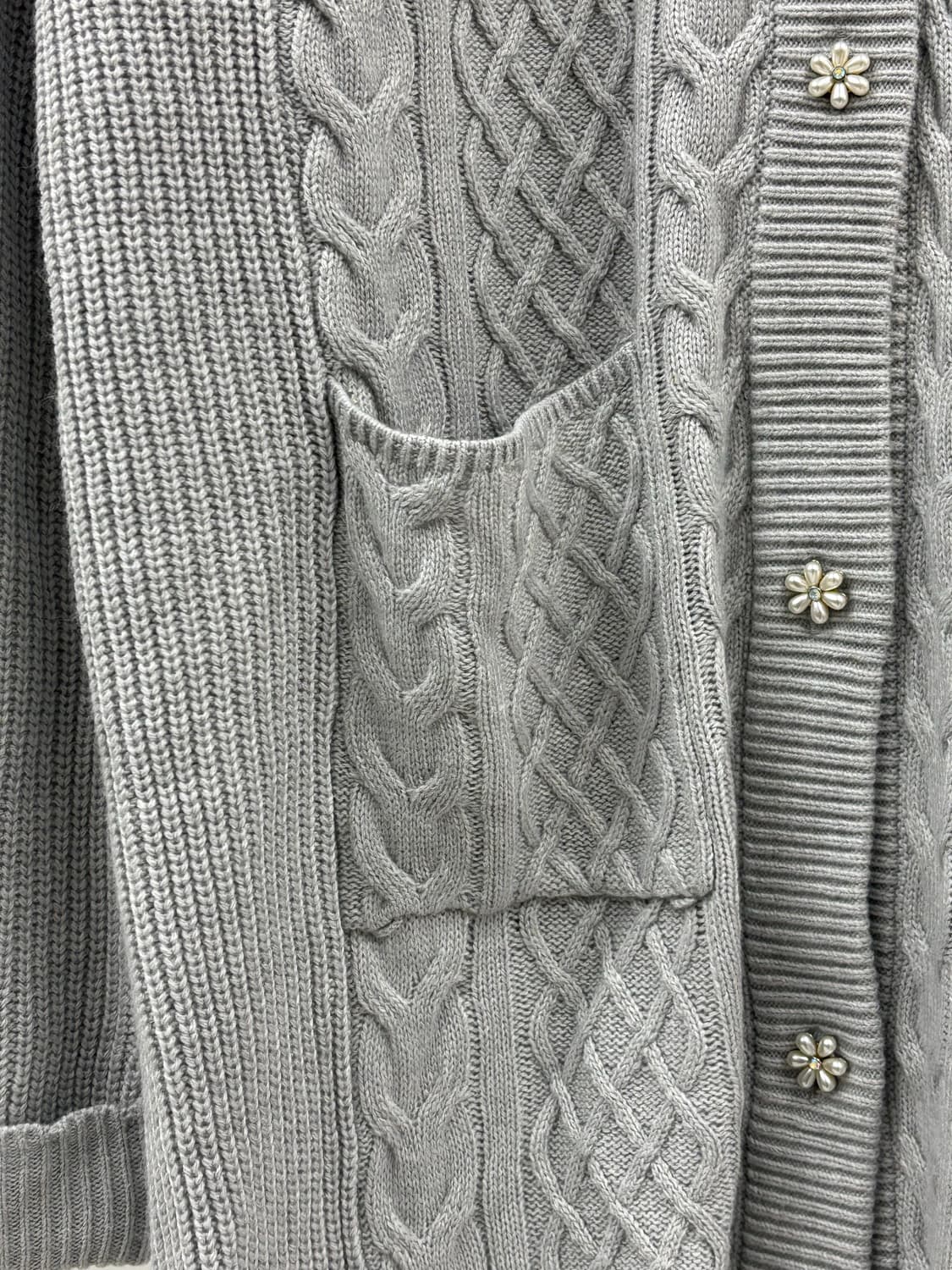 빈티지 니트 가디건 원피스 상품이미지8