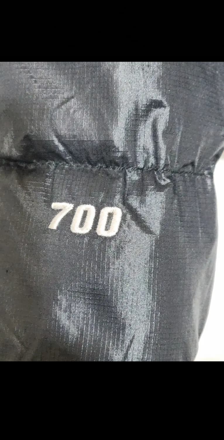 (M) 노스페이스 거위털 눕시패딩 점퍼 블랙 700 구스다운 자켓  상품이미지5