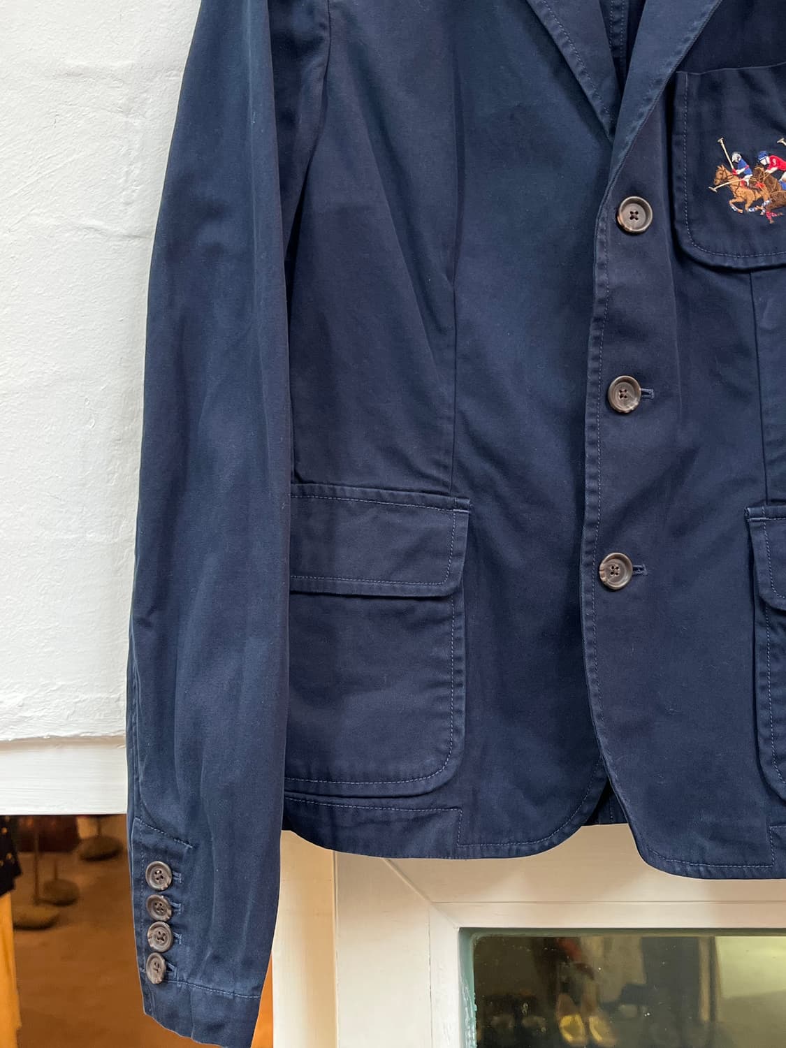 Ralph Lauren 트리플 포니 코튼 블레이저 6 상품이미지4