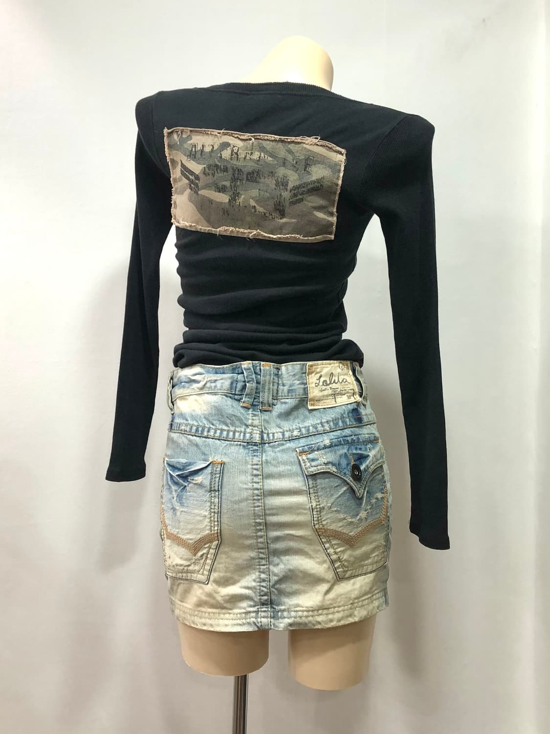 lolita jeans denim mini skirt 상품이미지2