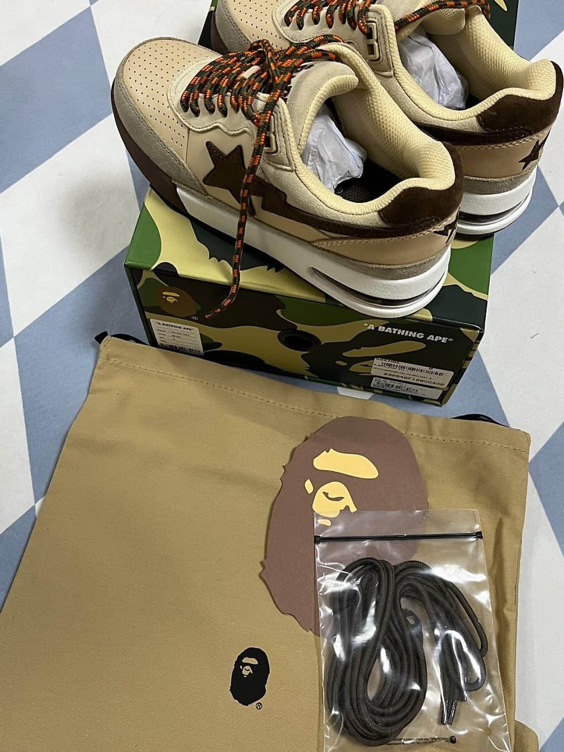 Bape 베이프 운동화 스니커즈 240 새상품 상품이미지2