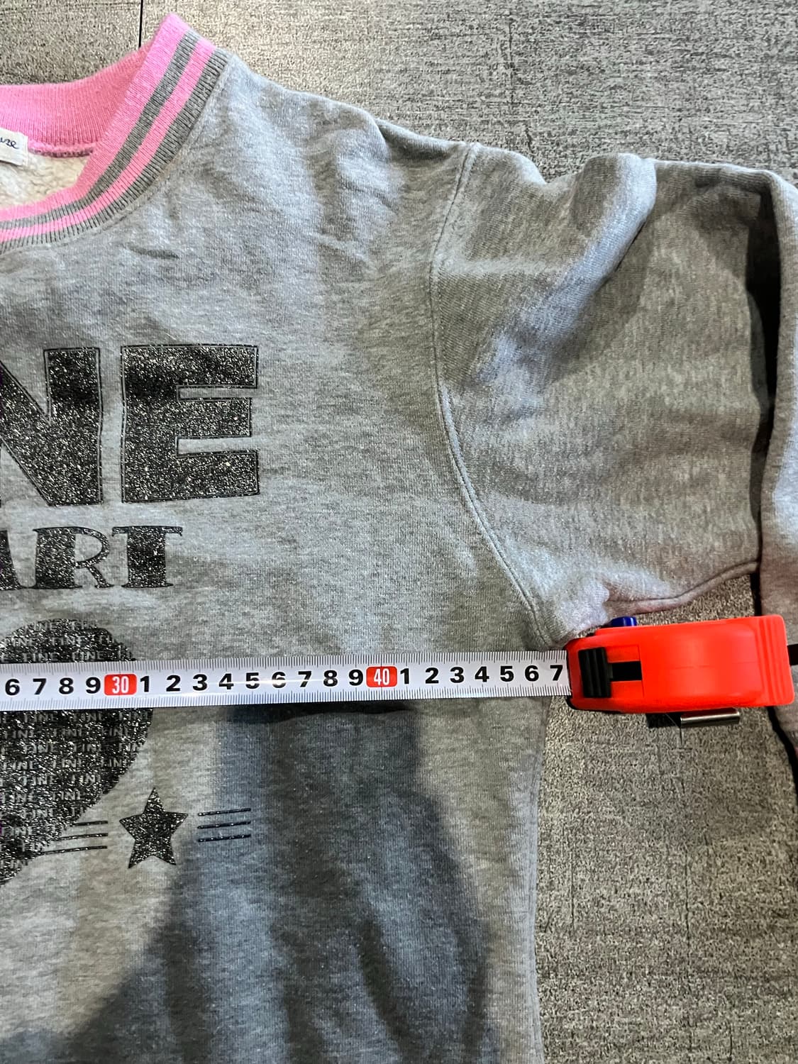 일본빈티지 Eaeey 핀터깔y2k 달천깔페어리 대대장 스웻셔츠 상품이미지2