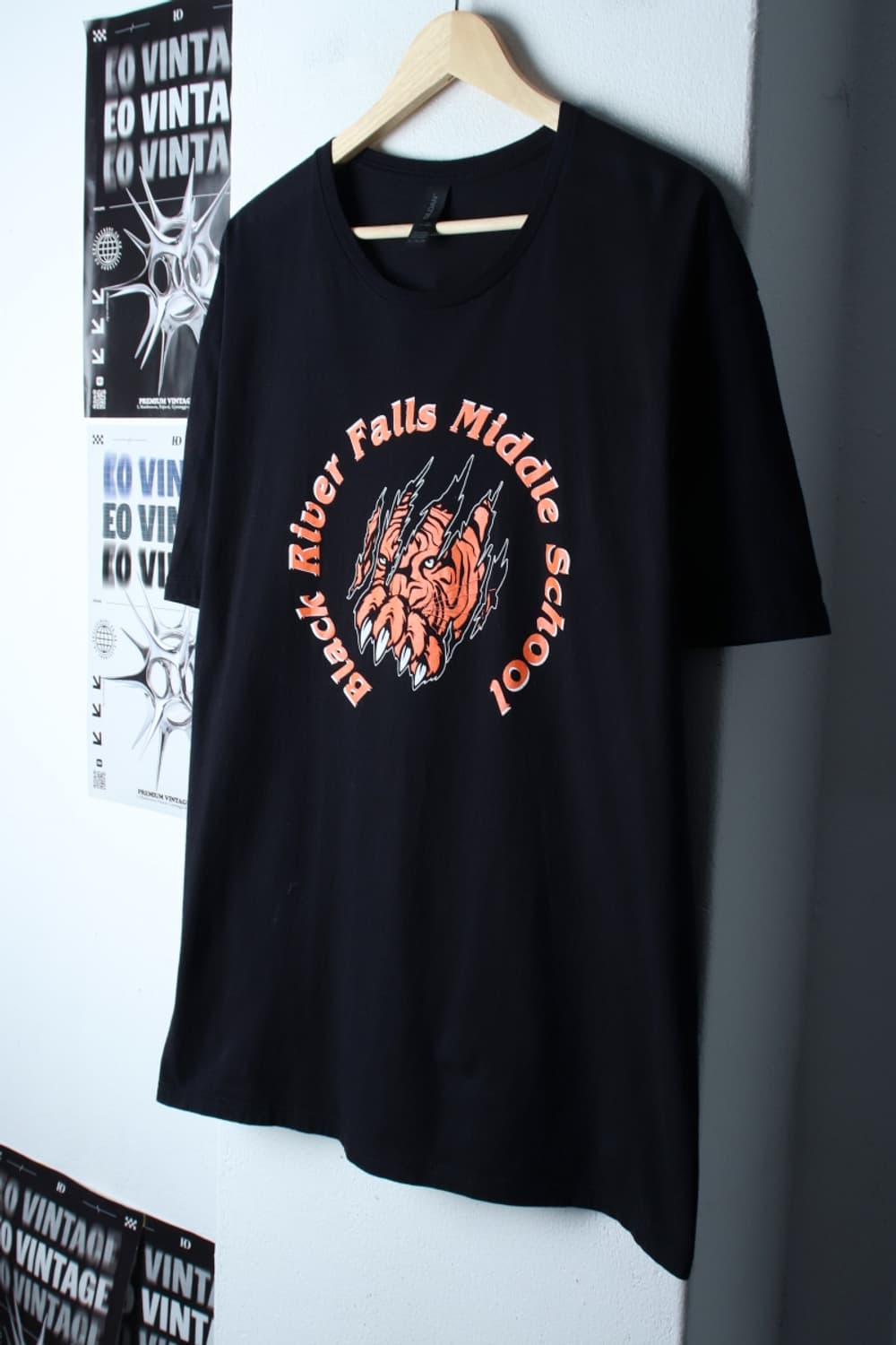 (XL-3XL) 길단 반팔 티셔츠 USA 빅사이즈 타이거-H31243 상품이미지1