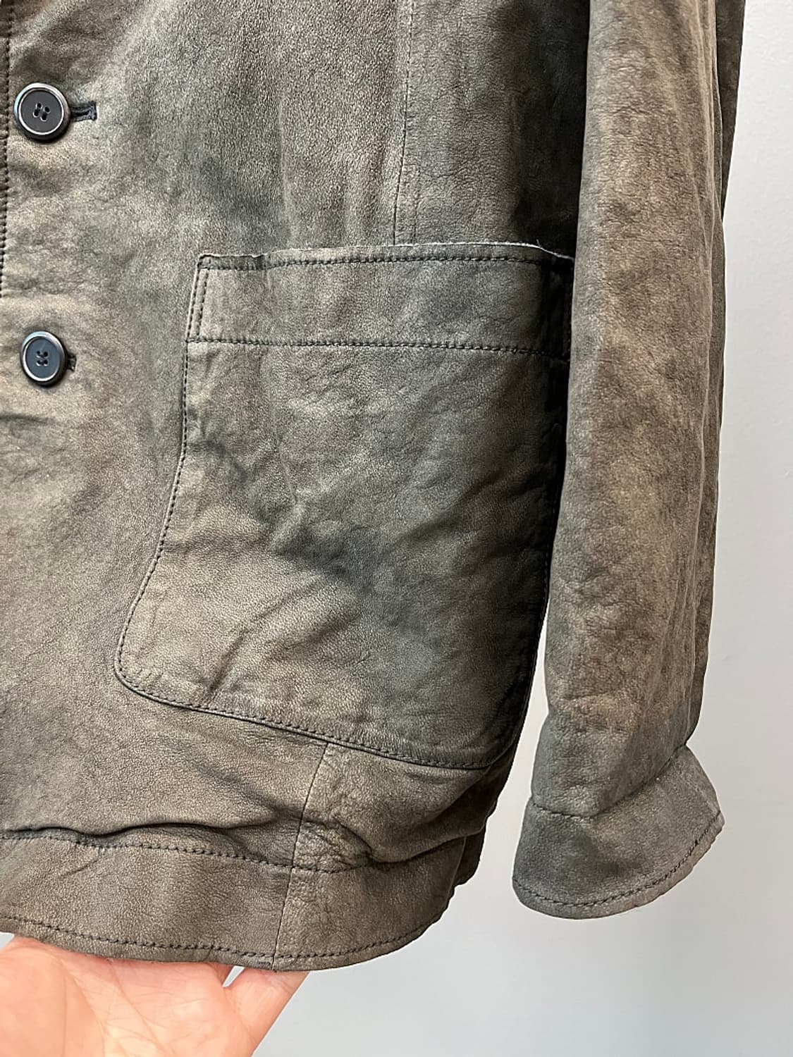 105) 시리즈 빈티지 가죽 블레이져  상품이미지3