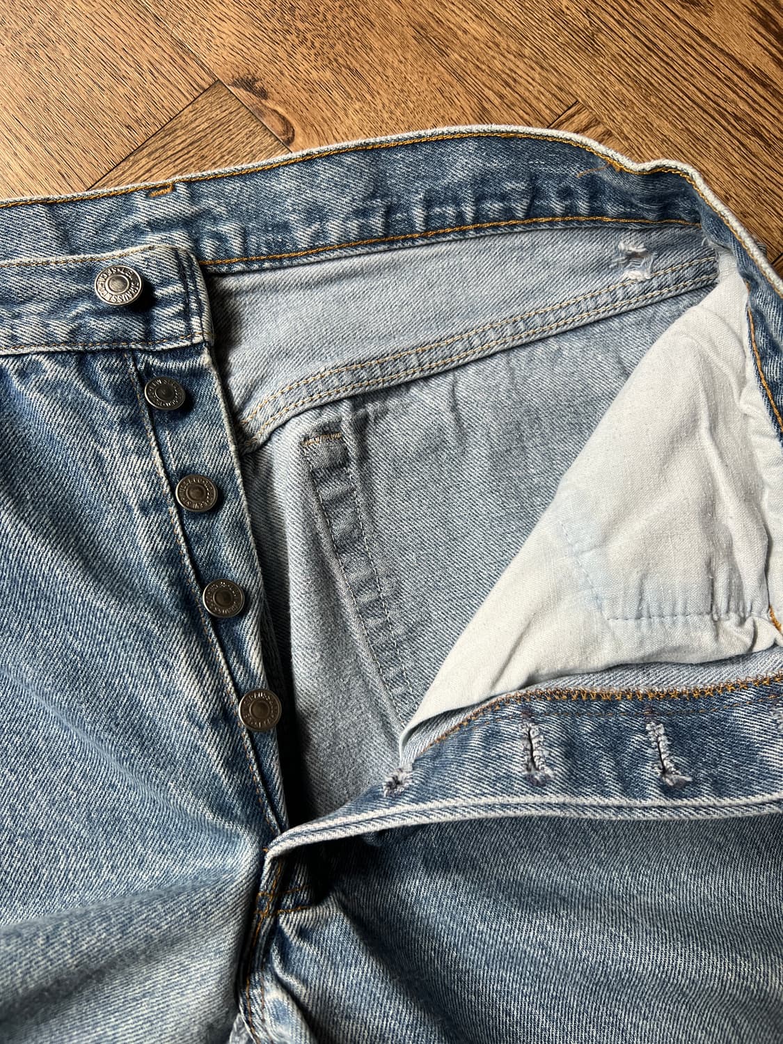 [33]80's 리바이스 501XX USA Made 데님 팬츠 S24 상품이미지5