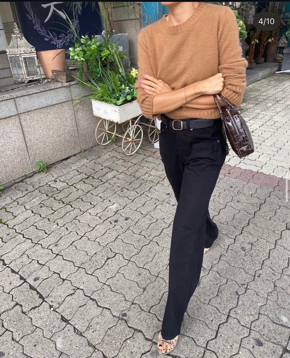 식스앤어하프 소가죽 금장벨트 75 상품이미지3