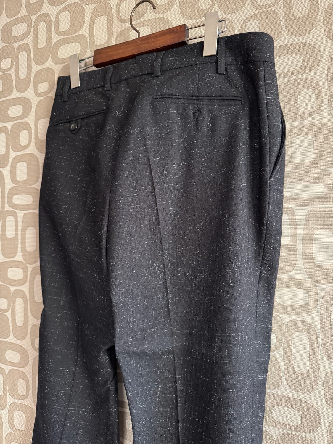 Our Legacy 아워 레가시 블랙 메탈릭 패턴 울 팬츠 바지 46 상품이미지4