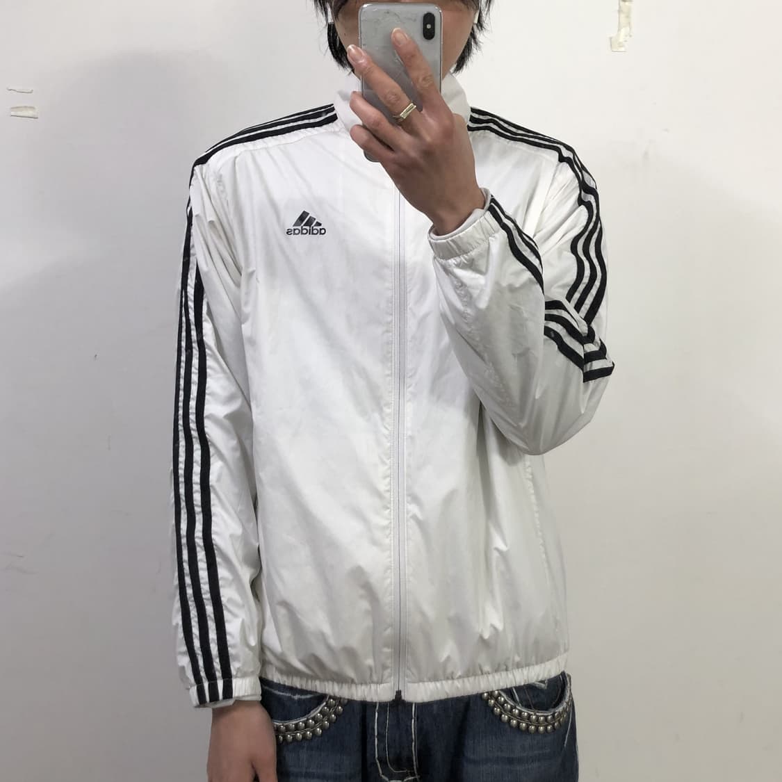아디다스 화이트자켓 상품이미지3