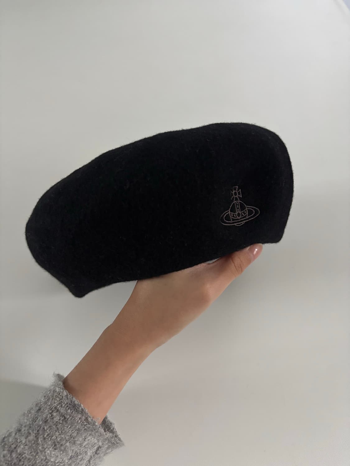 Vivienne Westwood 비비안웨스트우드 블랙 울 베레모 상품이미지1