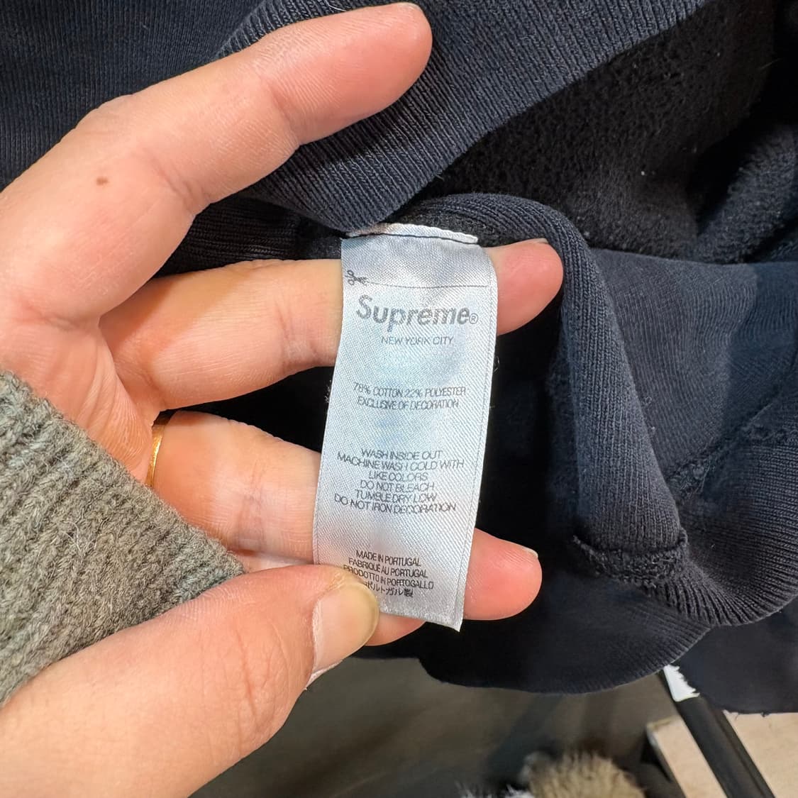 [XL] SUPREME 슈프림 바시티 후드 스웨트  상품이미지9