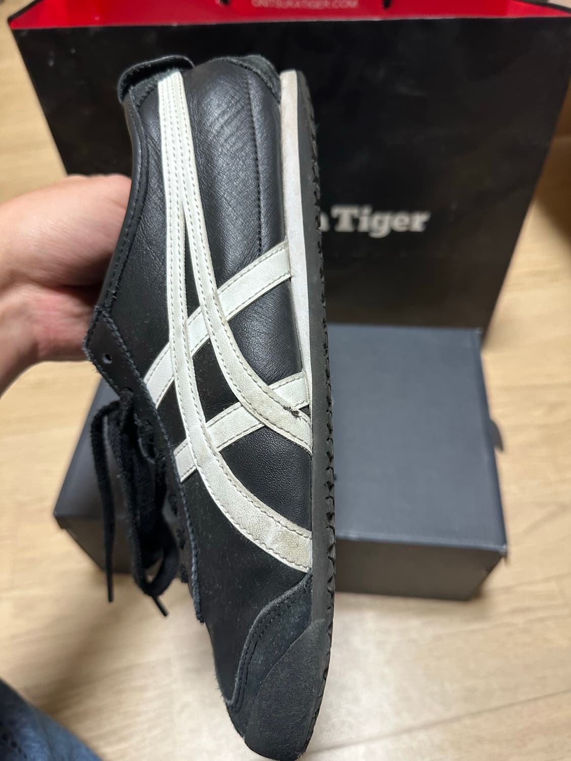 오니츠카 타이거 멕시코 66 검정 280 상품이미지3