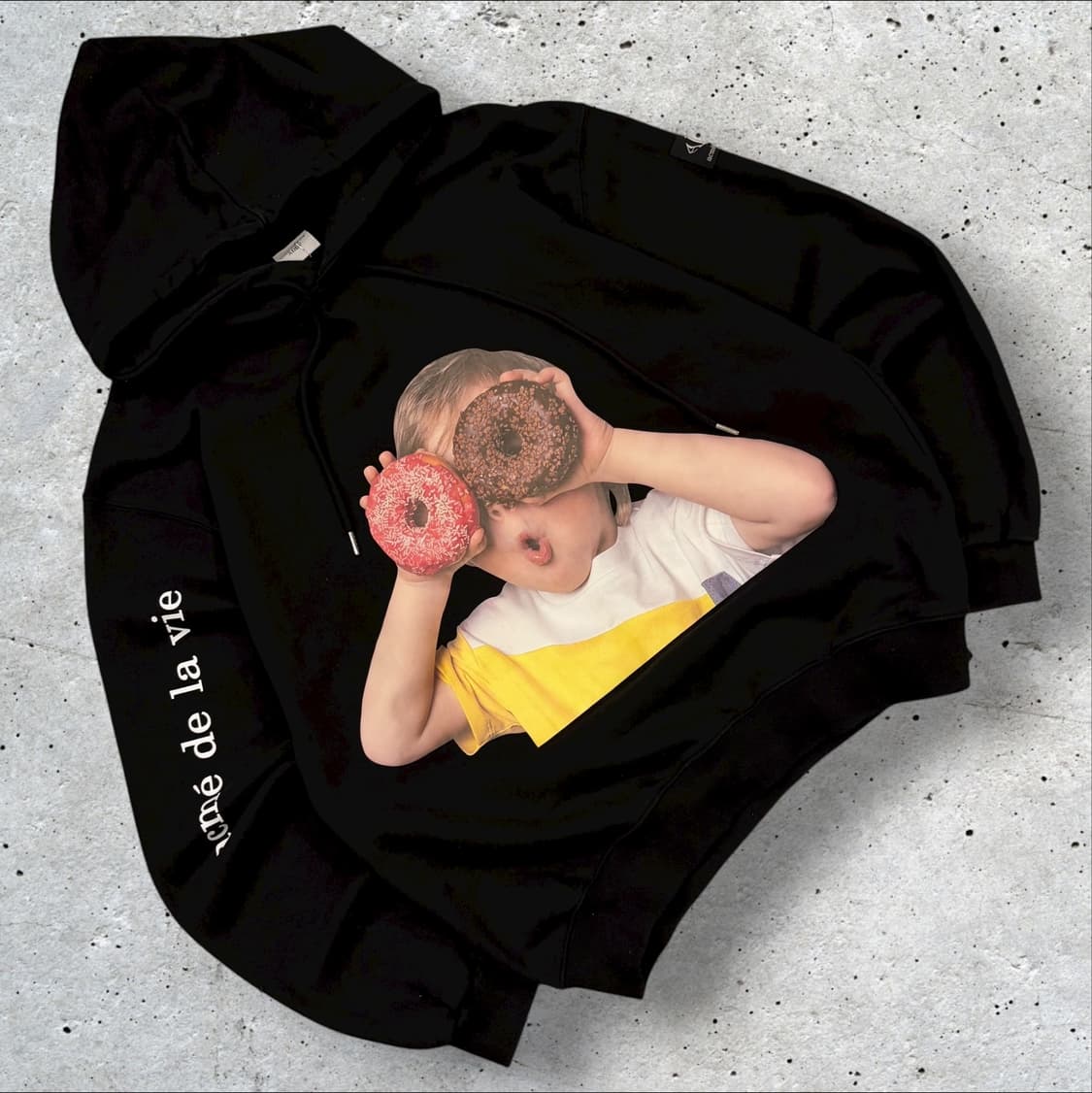 [2] 아크메드라비 도넛 후드티 블랙 B245 상품이미지1