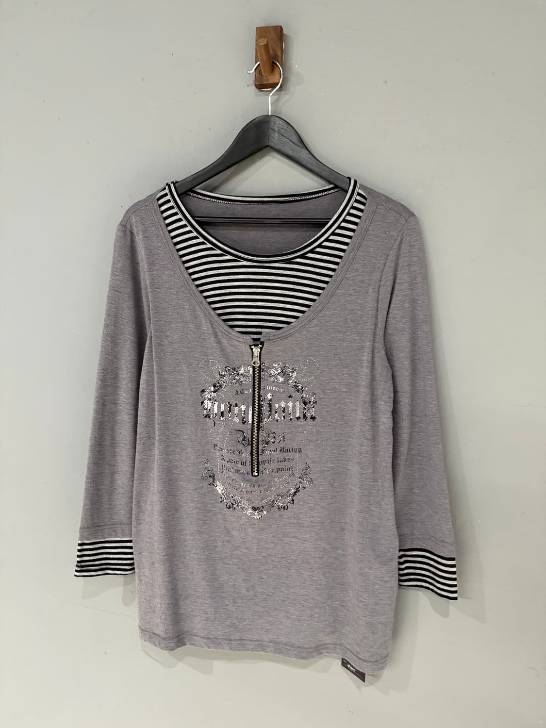 stripe layered printing long sleeve 상품이미지4