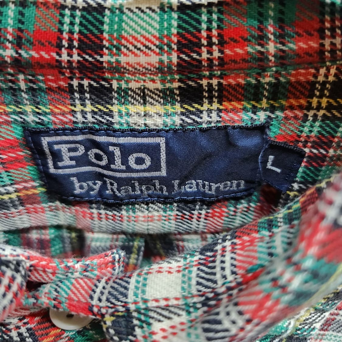 폴로랄프로렌 레드포니 빈티지 체크 플란넬 셔츠 L(XL) 상품이미지5