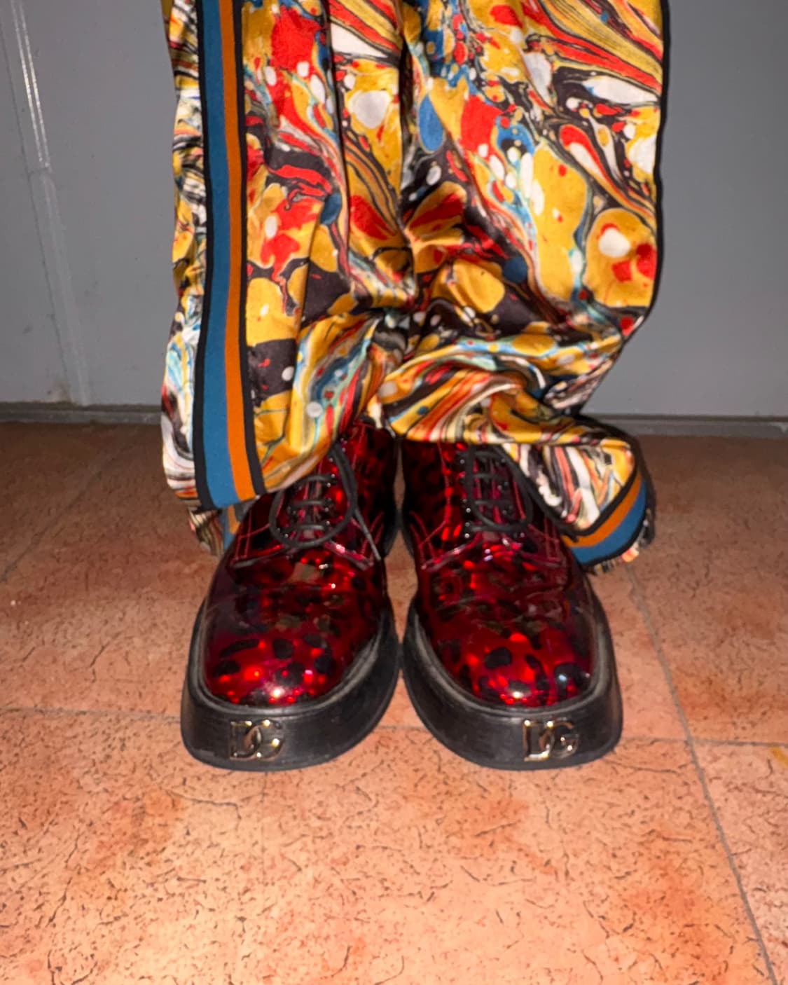 D&G Blood Leopard Derby 상품이미지3