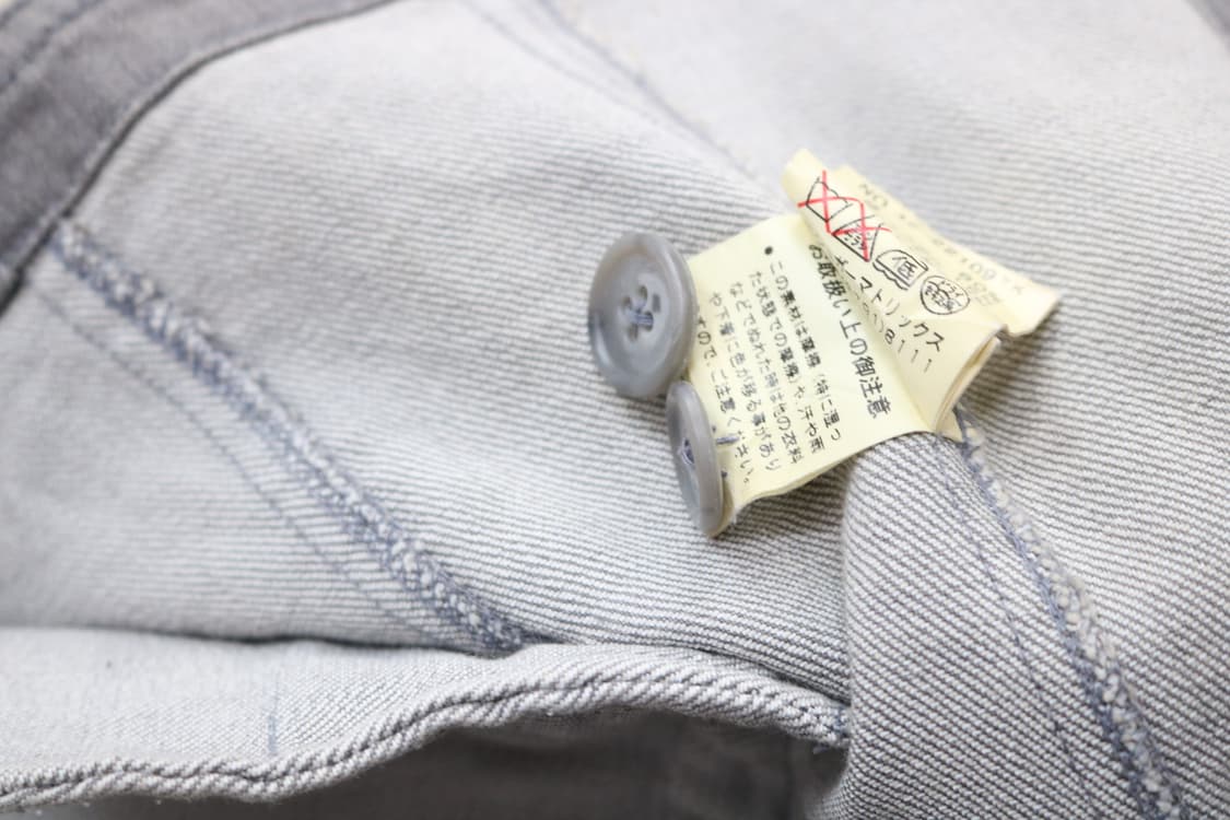 P.C.N.C 빈티지 컷오프 디테일 그레이 데님 블레이저 (M) 상품이미지10