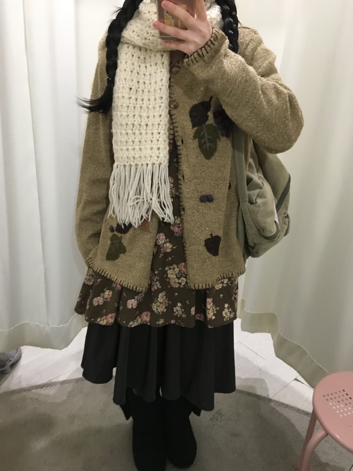 Forest Berry Buttoned Cardigan 상품이미지2