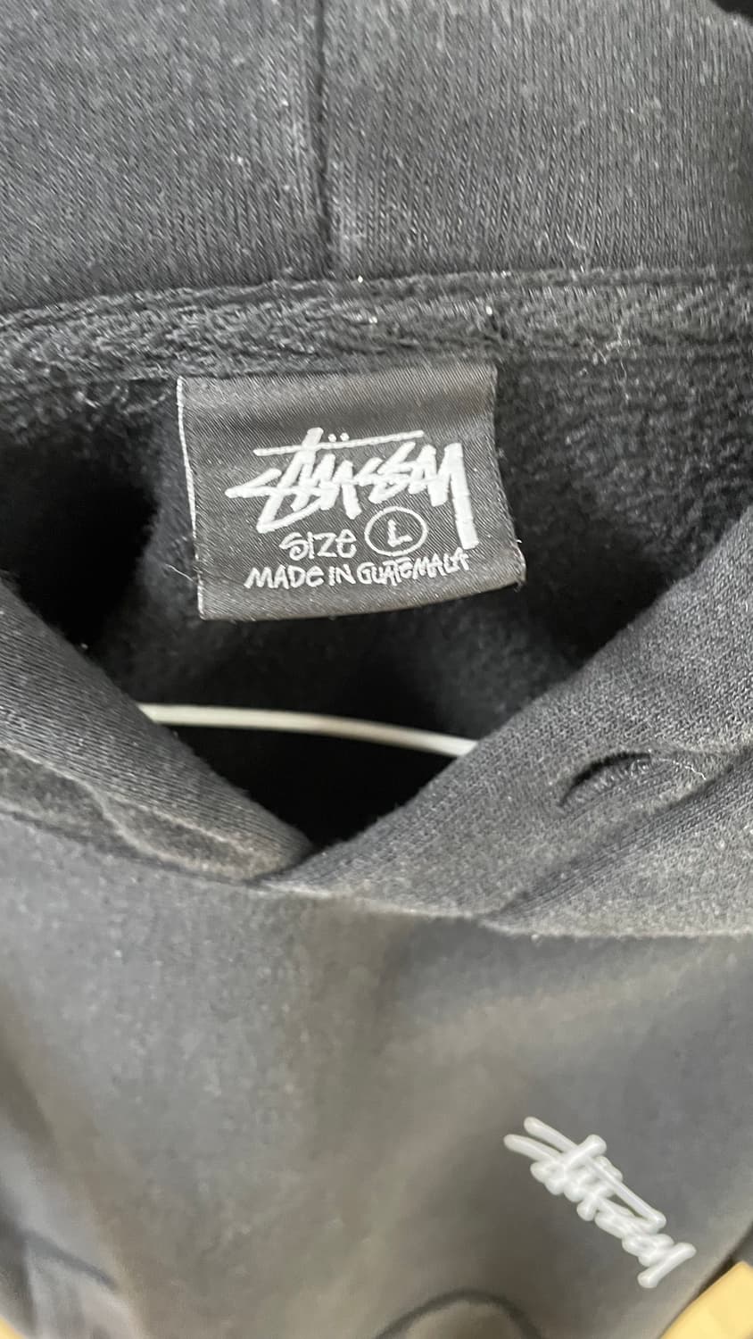 스투시 기본 후드티 L 상품이미지5