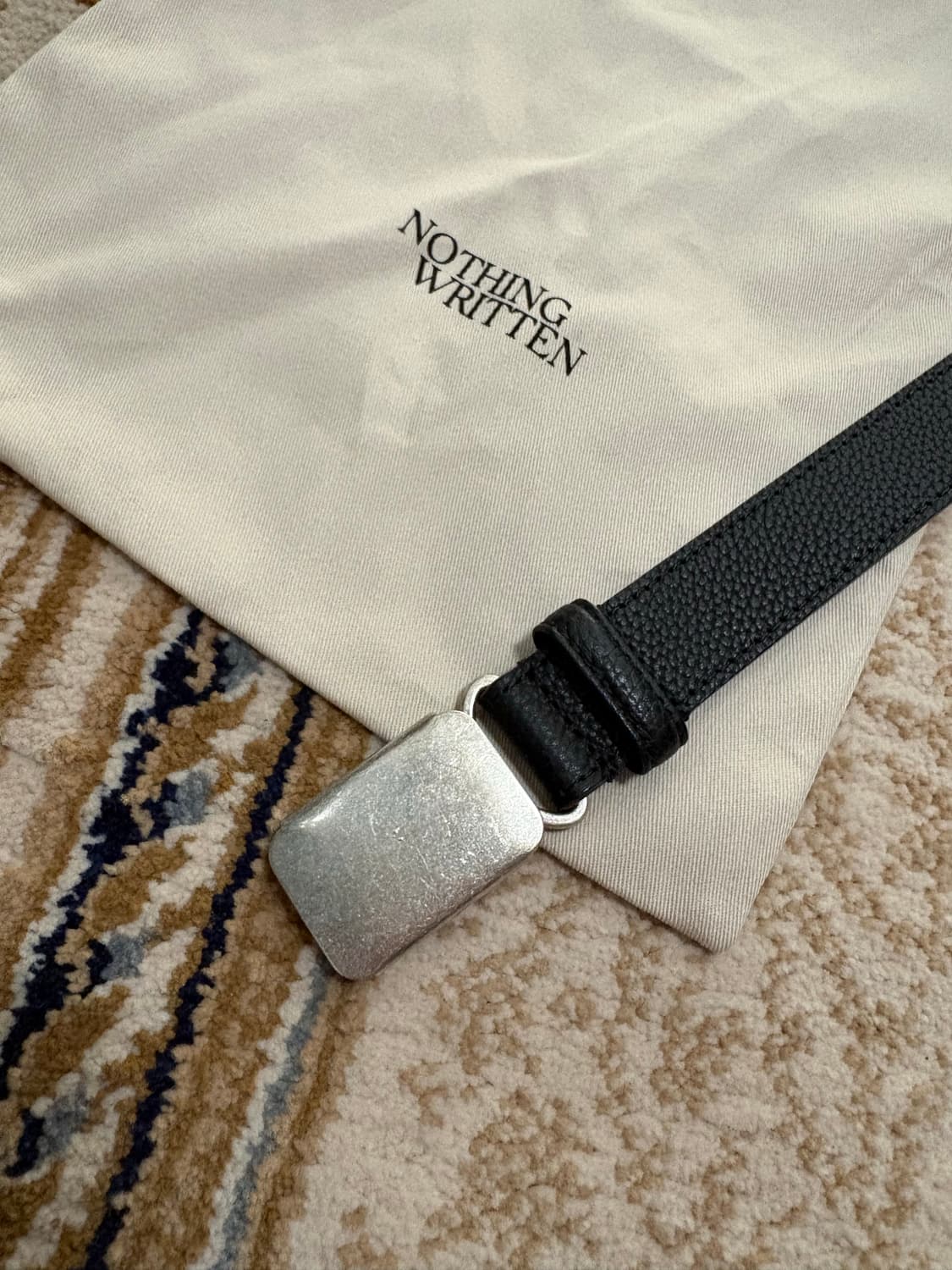 낫띵리튼 nothing written 히콕 레더 벨트  상품이미지7