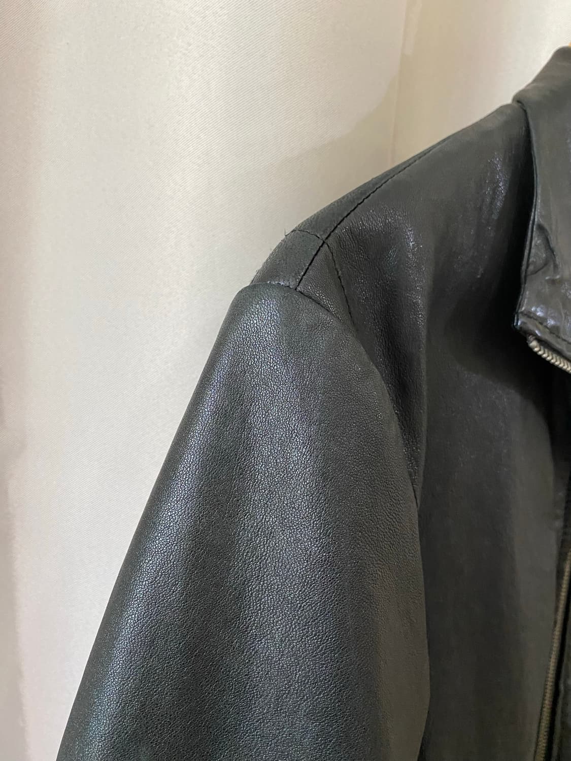 vtg leather jacket 상품이미지9