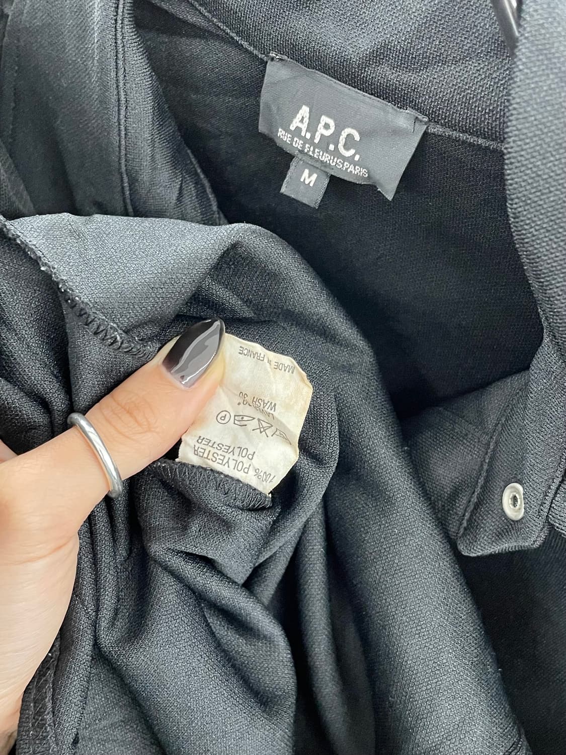 A.P.C 블랙 버튼 셔츠 상품이미지7
