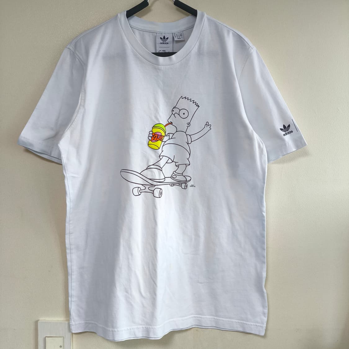[M] 아디다스 X 바트 심슨 콜라보 티셔츠 상품이미지1
