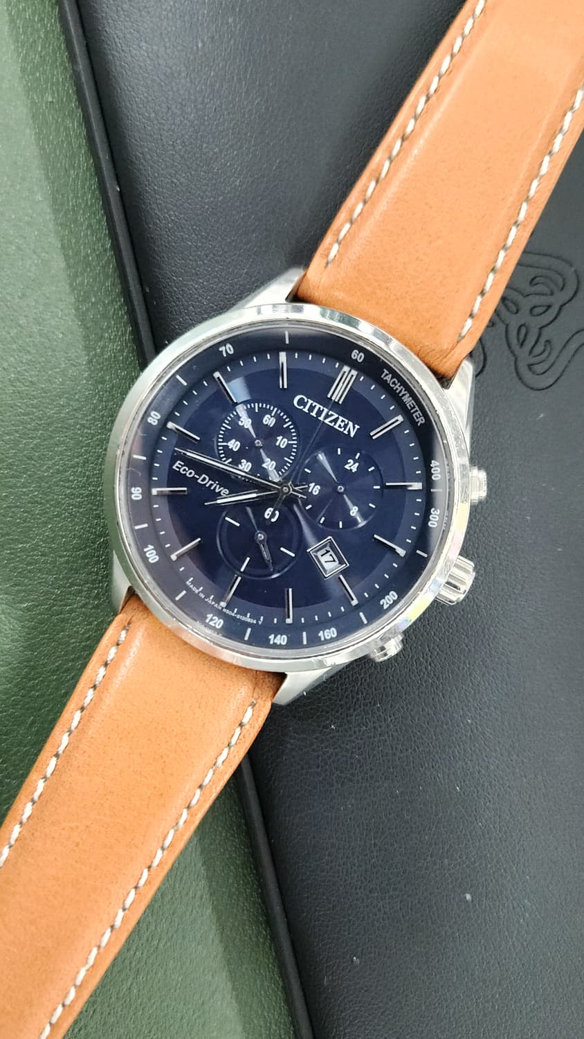 # 씨티즌 CITIZEN 정품 에코드라이브 크로노그래프 남성명품시계 급처 상품이미지10
