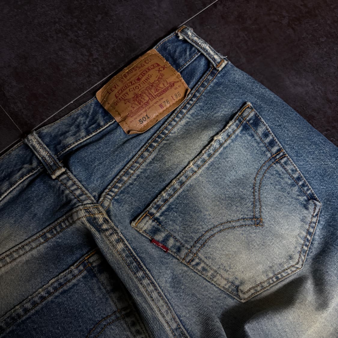 30x32] 00s 리바이스 501 Levis 오리지널 스트레이트 청바지 상품이미지4