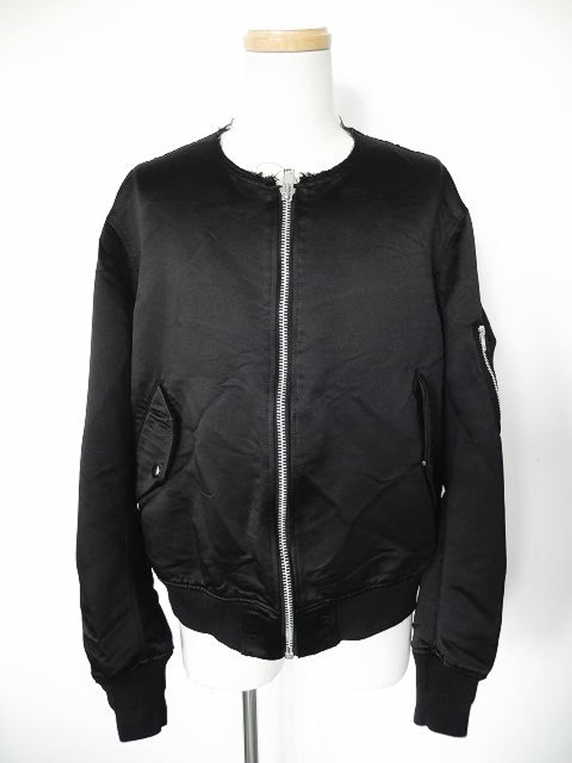 M) 꼼데가르송 블랙 축융 MA-1 자켓 상품이미지6