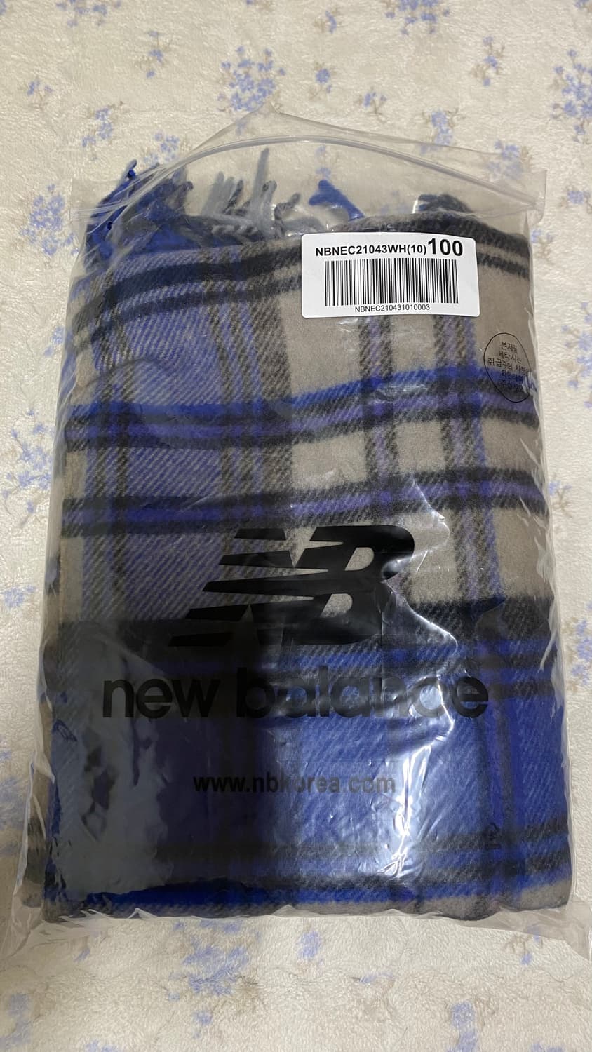 아더에러 레빈트 체크 머플러 목도리 블루 상품이미지4