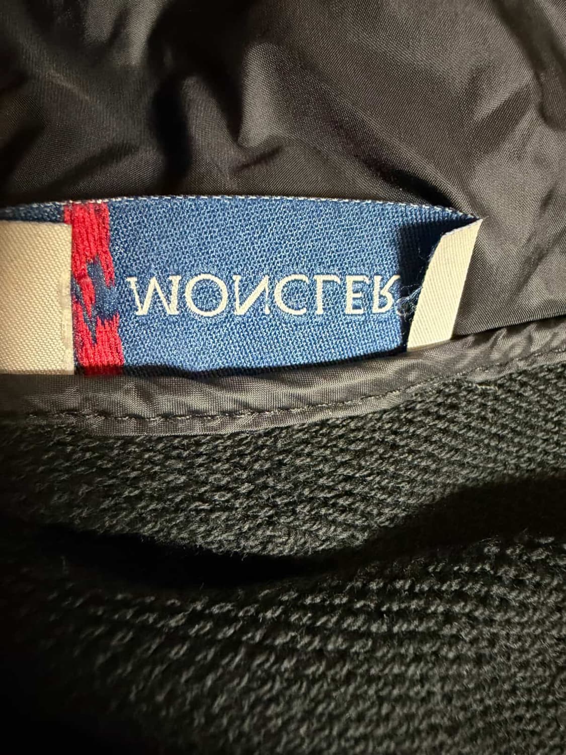 몽클레어 니트패딩 후드 블랙 상품이미지4