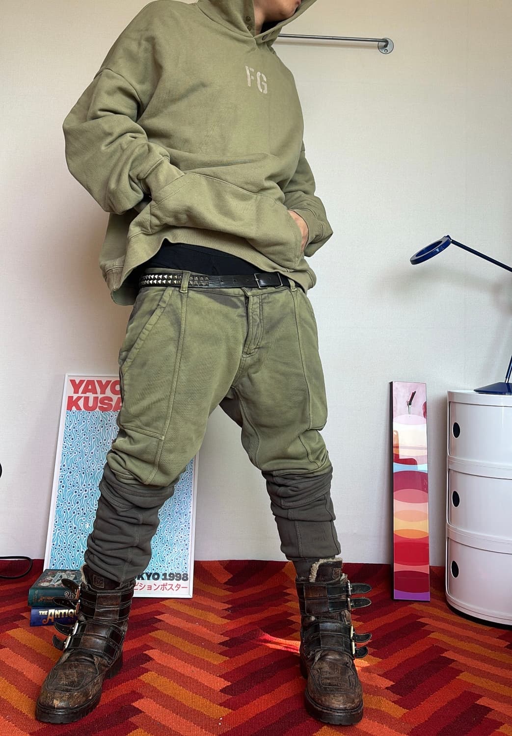 Half-Dyed Jogger Pants 상품이미지2