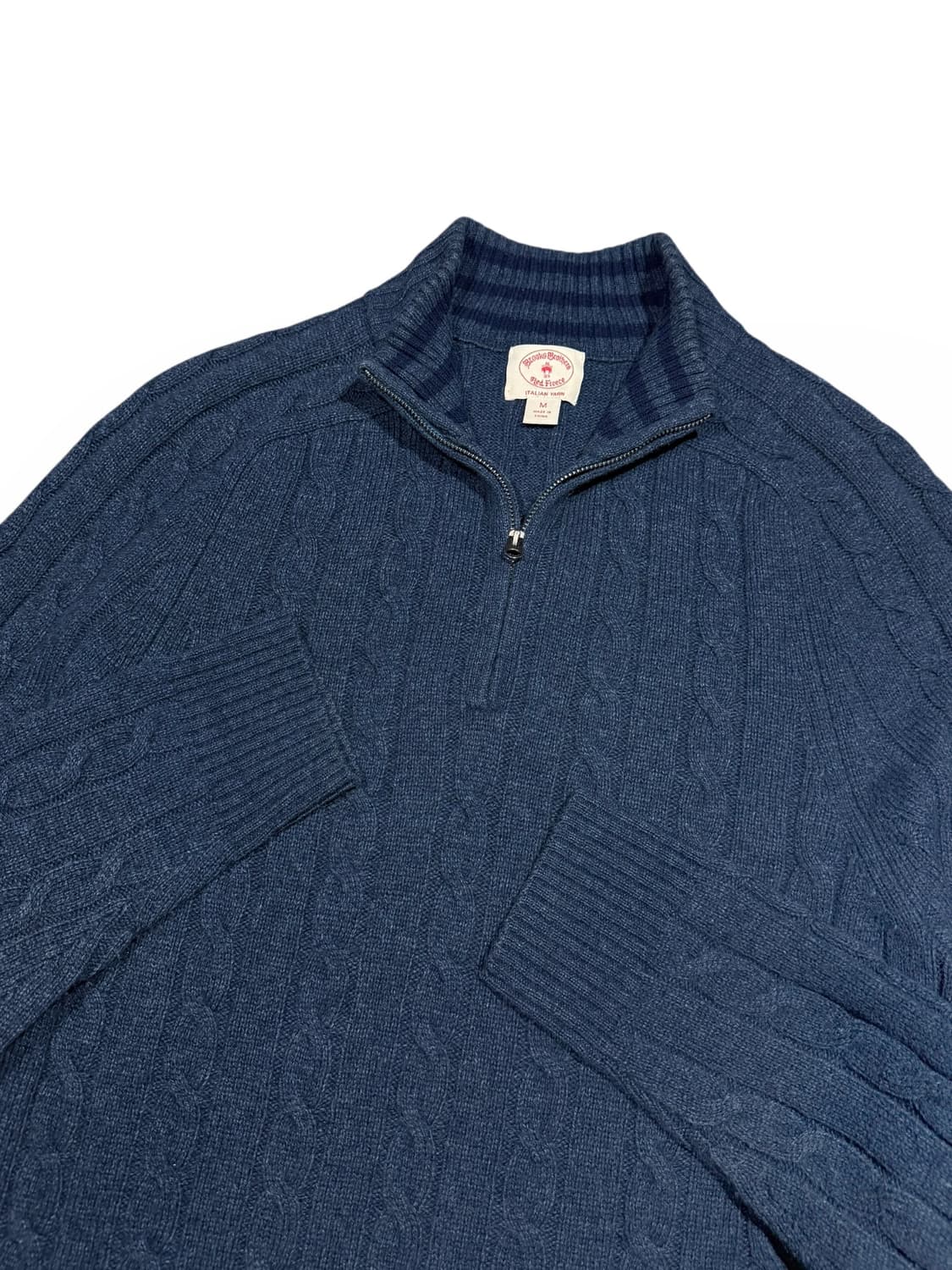 Brooks Brothers 브룩스 브라더스 케이블 반집업 니트 상품이미지2