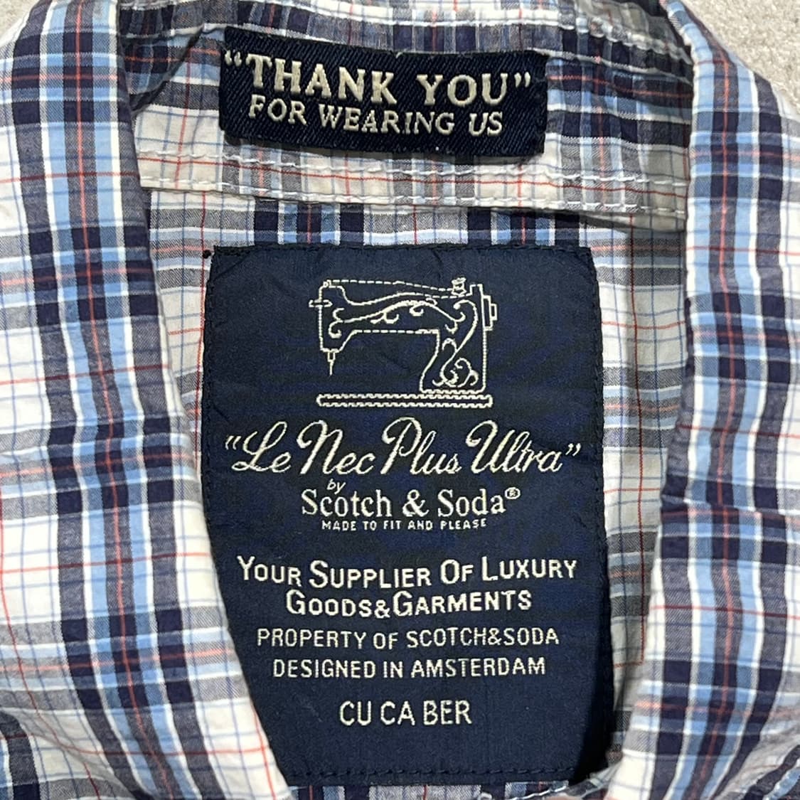 스카치앤소다 체크하프셔츠 s10589 상품이미지7