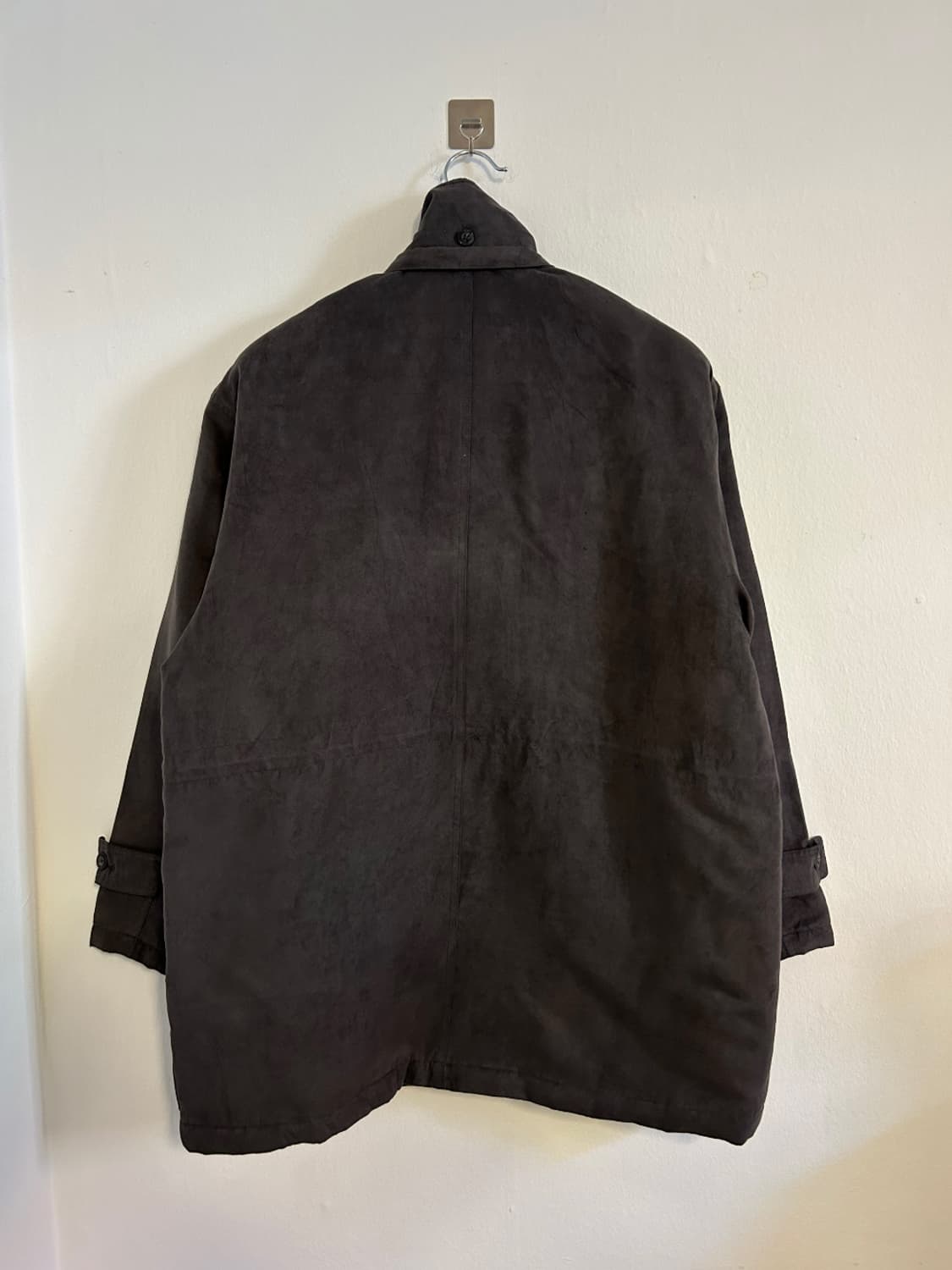 JPN Claudio Valentino 클래식 차콜 퀼팅 패딩 재킷 상품이미지2