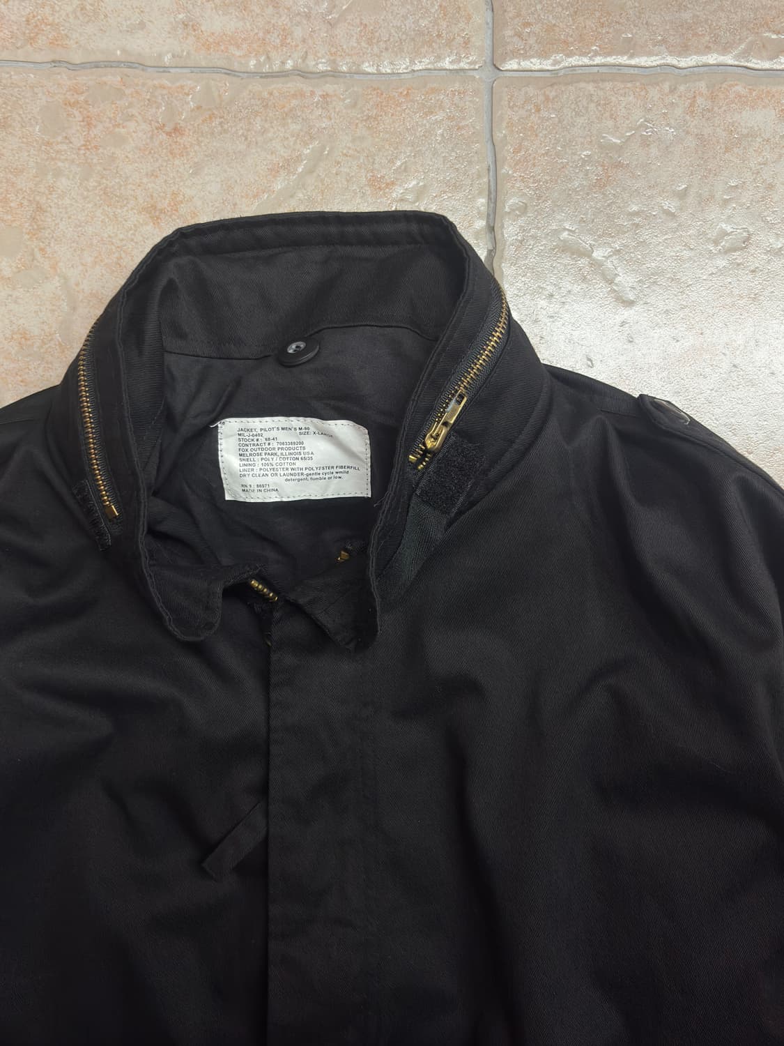 [XL] Military M-65 short bomber jacket 상품이미지2