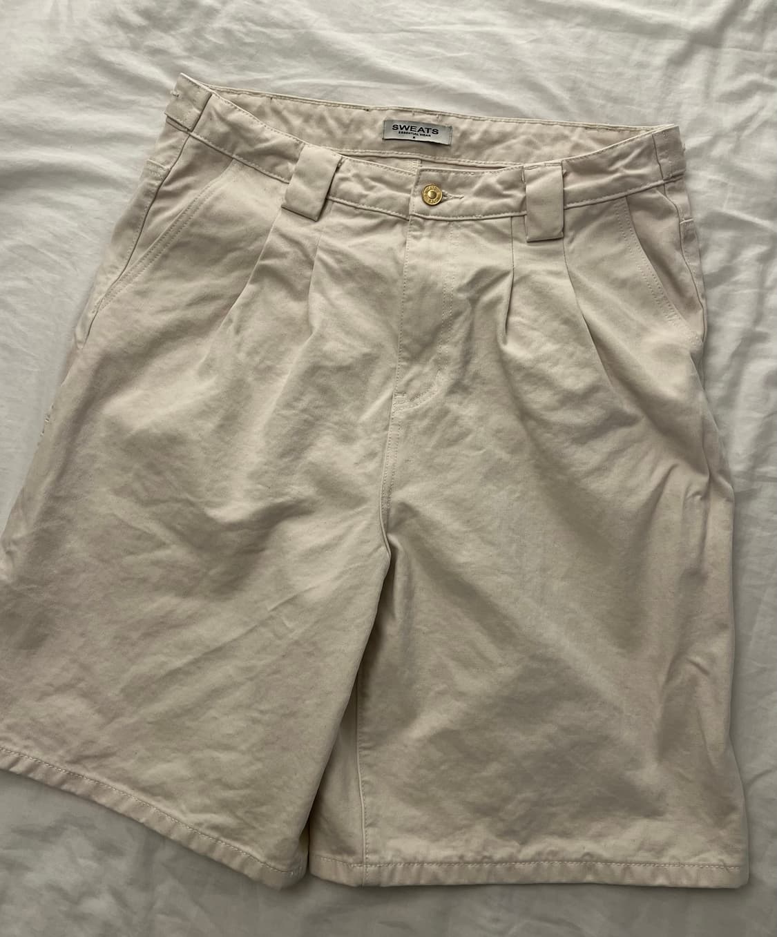 SWEATSCOLLECTIVE 에크루 워크웨어 쇼츠 M 상품이미지7