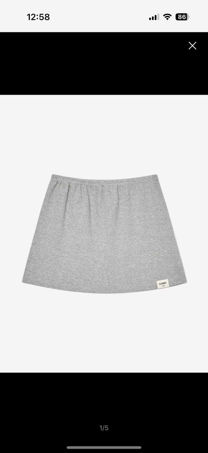 글로니 G CLASSIC MINI SKIR T (GRAY) (판매/교환) 상품이미지1