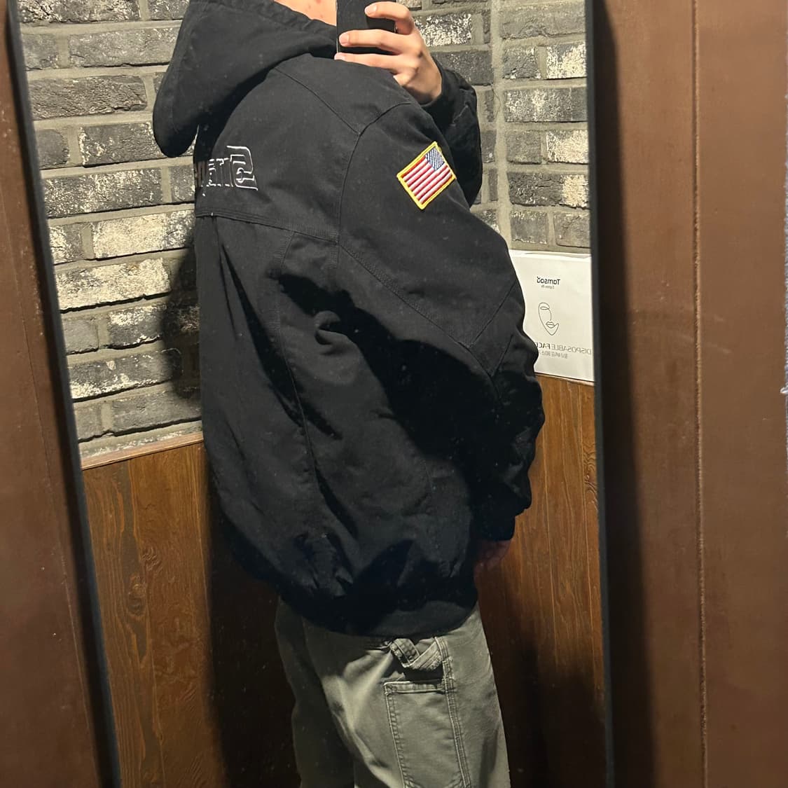 XXL) 스냅온 SNAP-ON USA 블랙 퀼팅 액티브 후드 자켓 상품이미지10