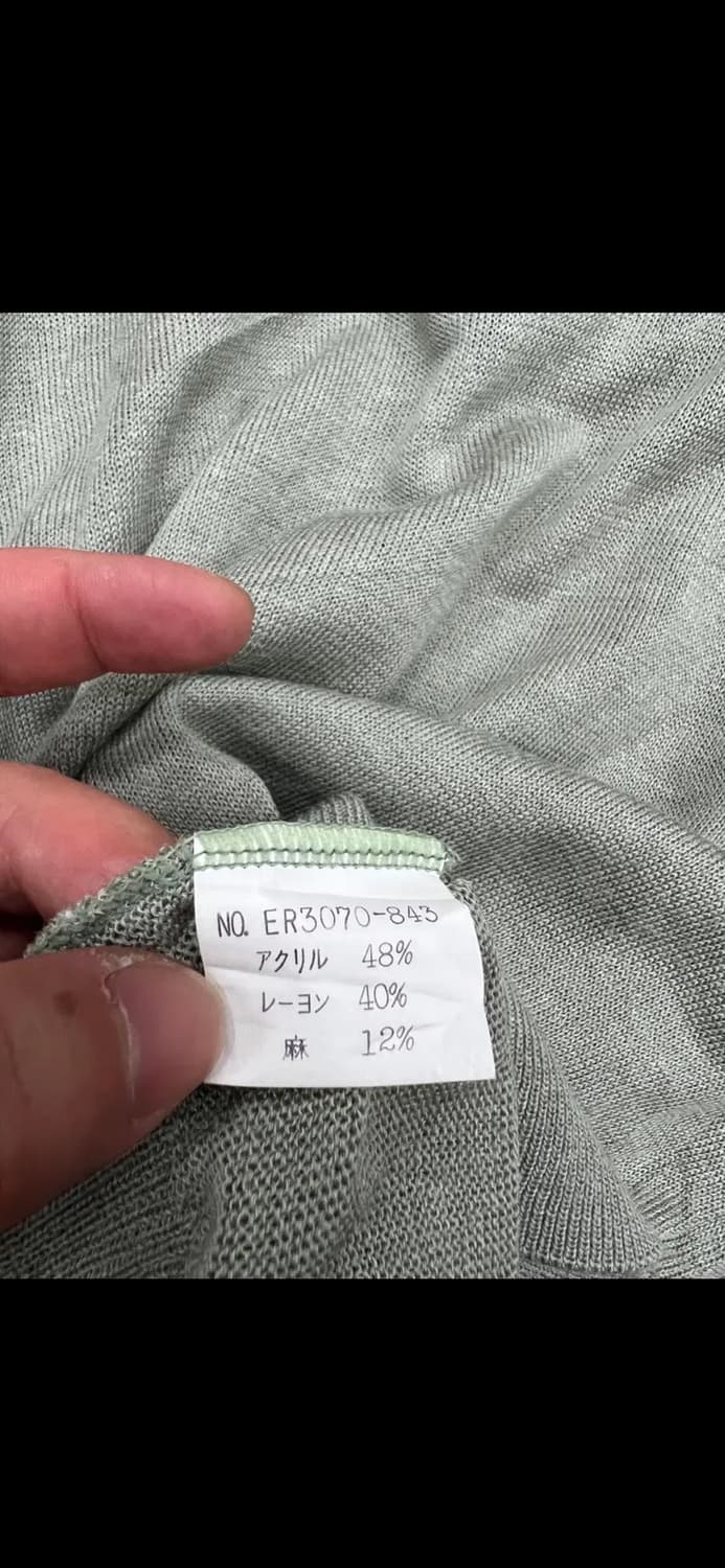 T127 빈티지 JPN 리본디테일 슬리브 리스 탑 OS 상품이미지4