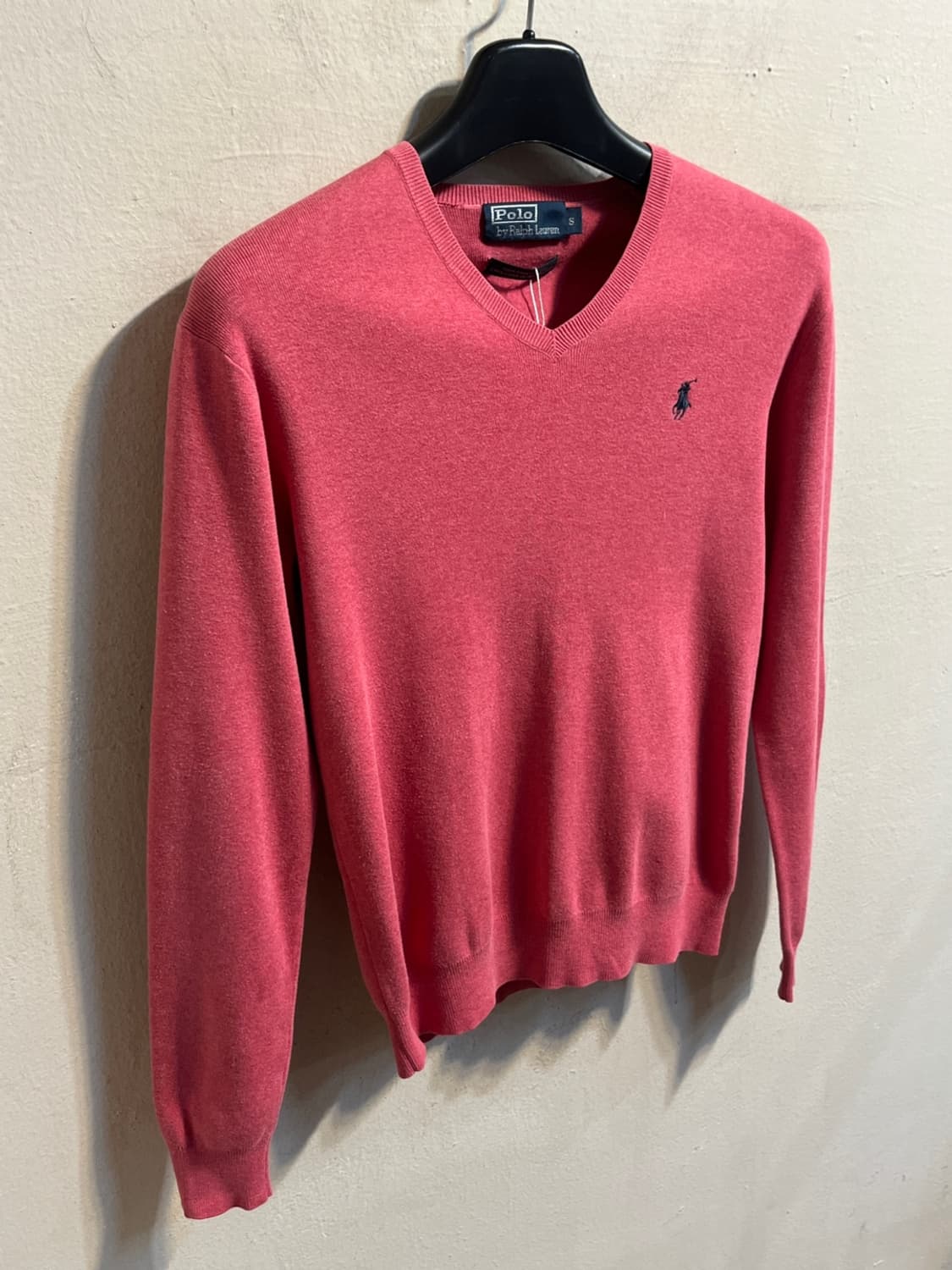폴로 랄프 로렌 핑크 브이넥 스웨터 상품이미지3