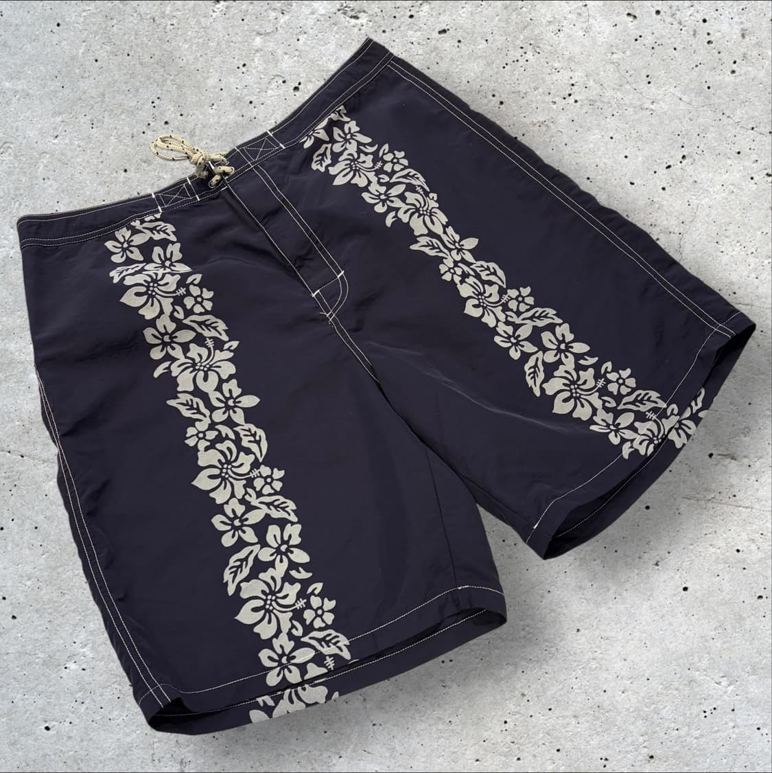 [34] 폴로 스포츠 네이비 플라워 패턴 반바지 비치웨어 C565 상품이미지1