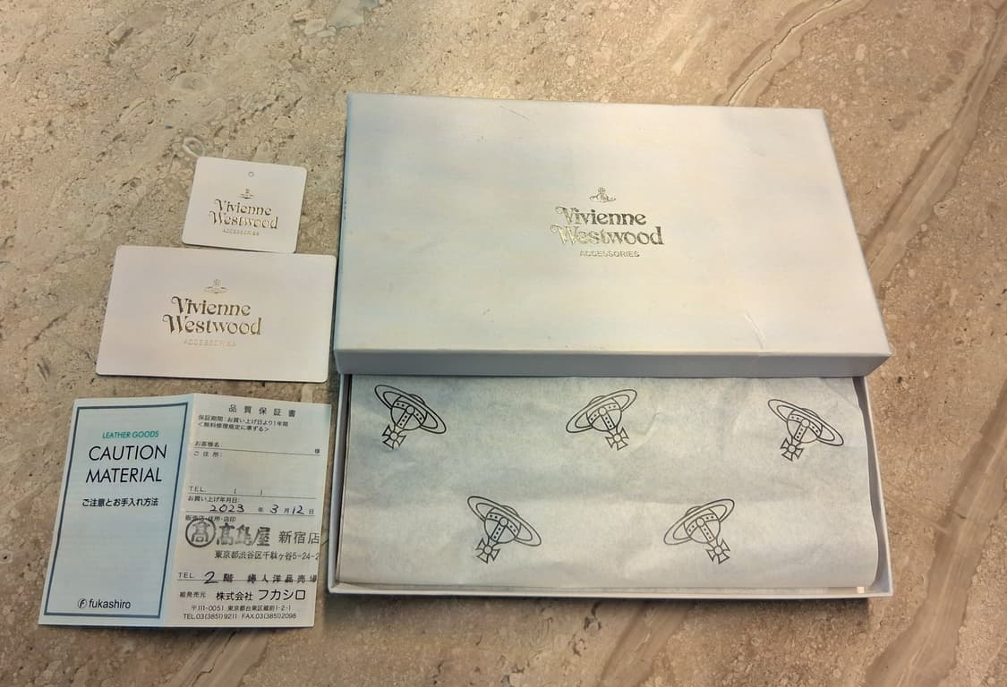 비비안 웨스트우드 orb패턴 플랫 케이스 (새상품) 상품이미지4