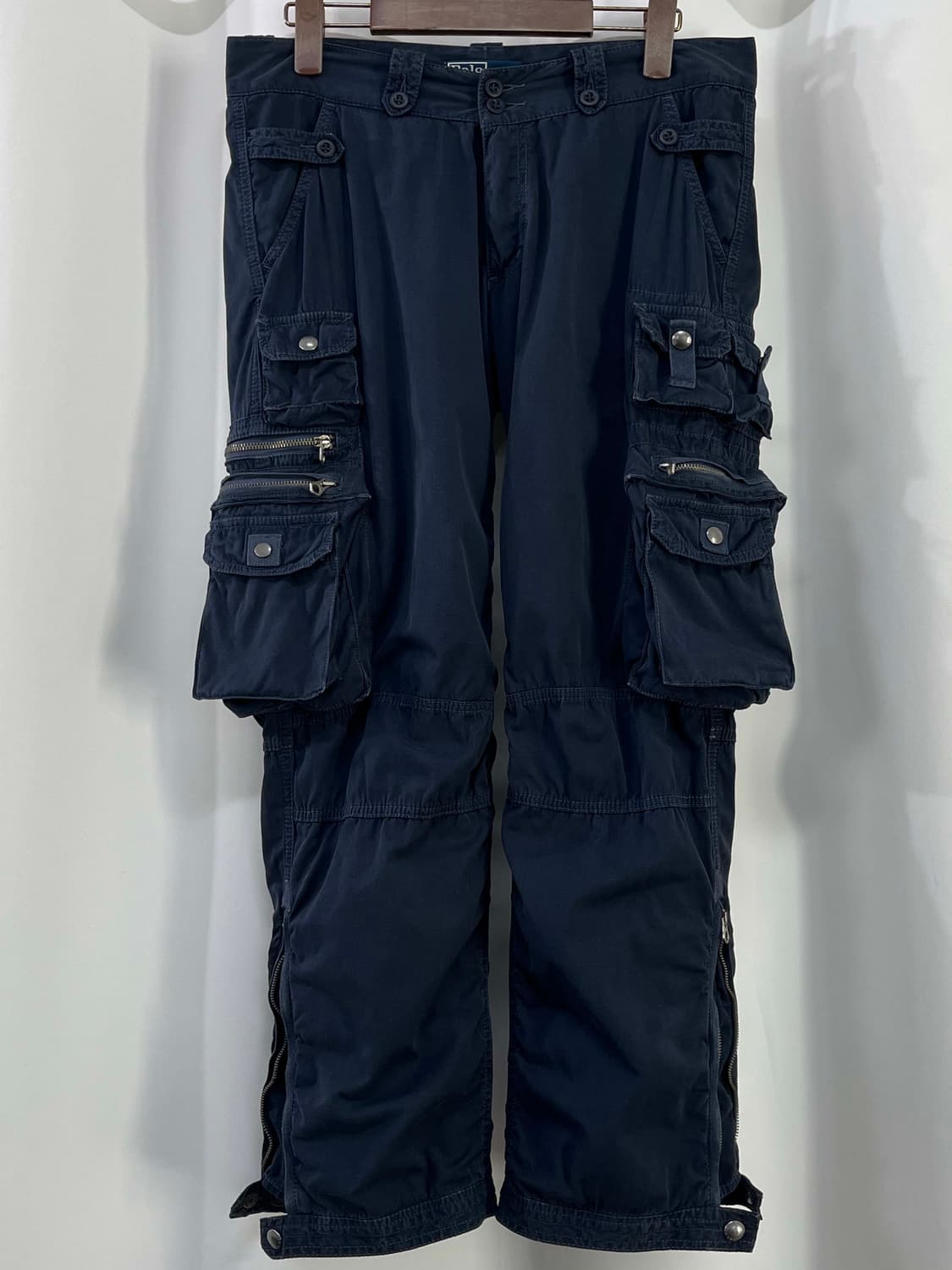 90's 폴로 랄프로렌 파라트루퍼 유틸리티 네이비 카고 팬츠 상품이미지1