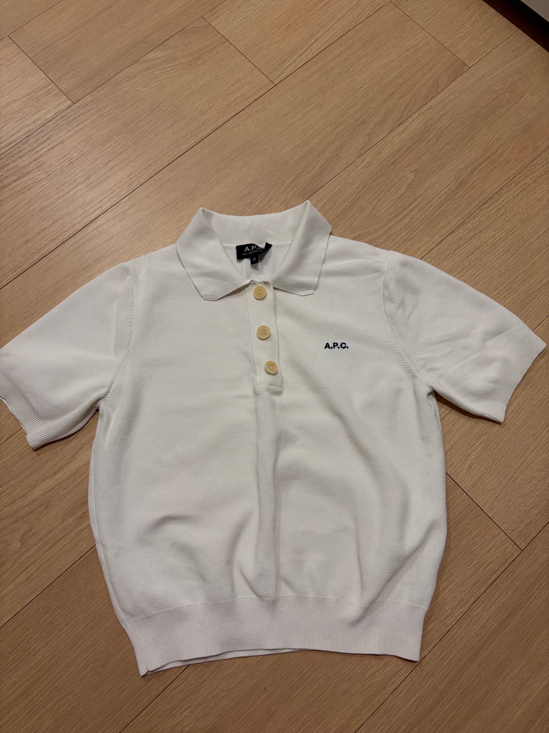 A.P.C 폴로 반팔 니트 여성 m 상품이미지1