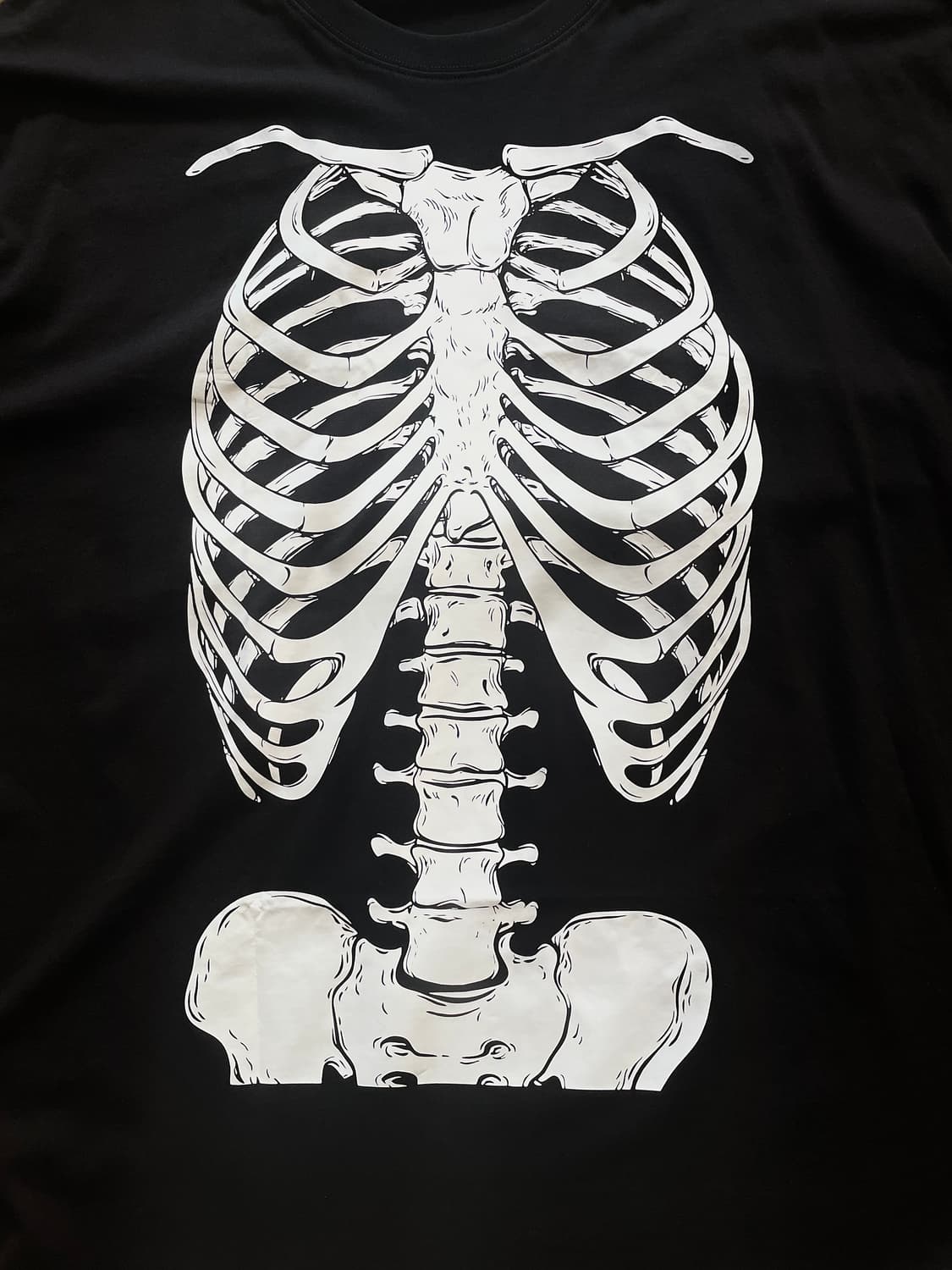 빈티지 엑스레이 Bone 스컬 프린팅 오버핏 반팔 티셔츠 상품이미지2