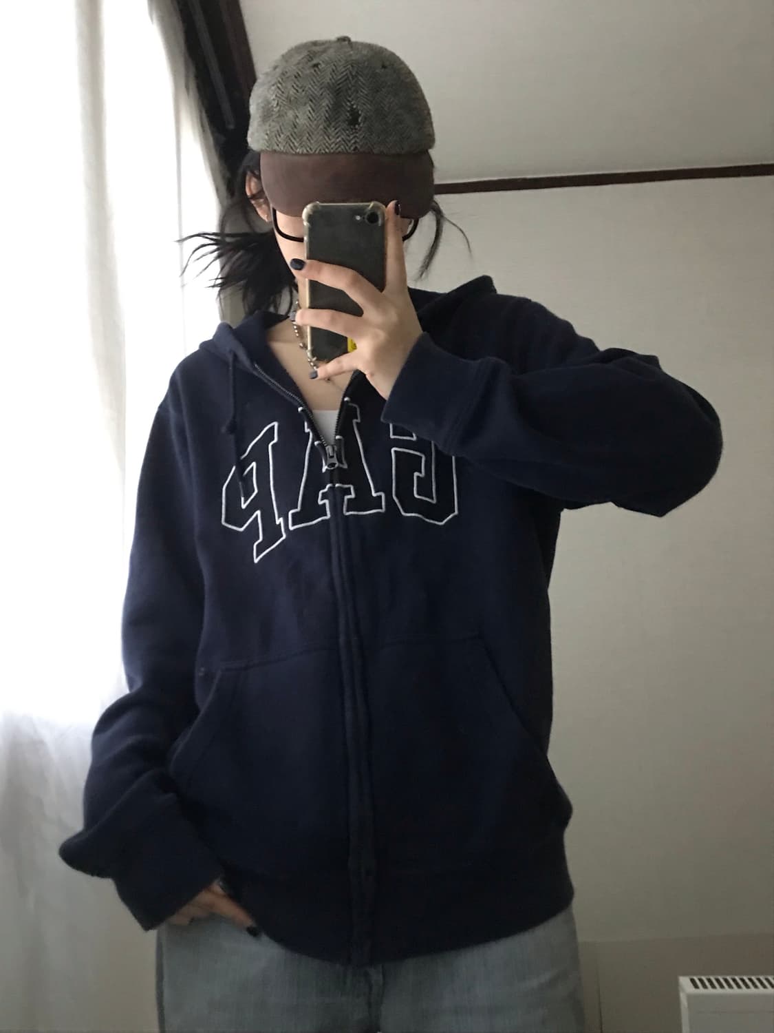 갭 네이비 후드집업 상품이미지2